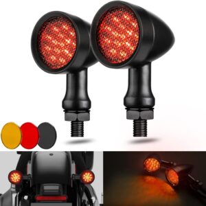 Motorcycle Stop, Brake, Running & Turn Signal Indicator Red Lights (HL012)