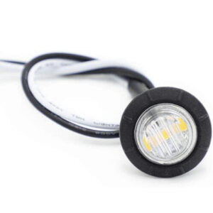 3/4" Round LED Clearence Light Front Rear Side Marker Indicators Light (MB011)