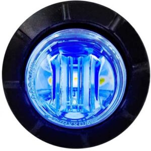 3/4" Round LED Clearence Light Front Rear Side Marker Indicators (MB008)