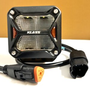 3″ KLASS 8000 LM Super Bright with DRL Led Flush Mount Pods Driving Fog LED Work Flood Offroad Light (ORL0017)