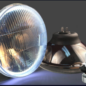 DELTA CLASSIC 7 INCH LED HEADLIGHT KIT WITH HALOS (PAIR) PART # 01-1179-LEDH