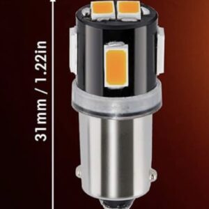 BA9S YELLOW LED BULB