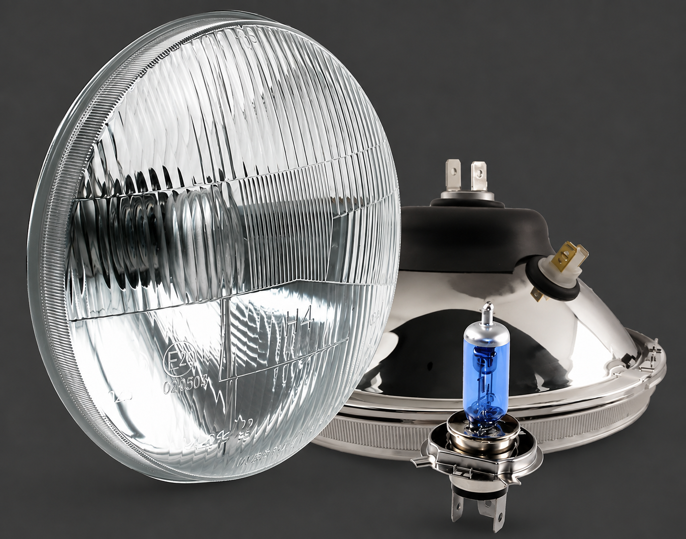 CLASSIC 7 INCH XENON HEADLIGHT KIT WITH CITY LIGHTS PART # 01-1189-50X