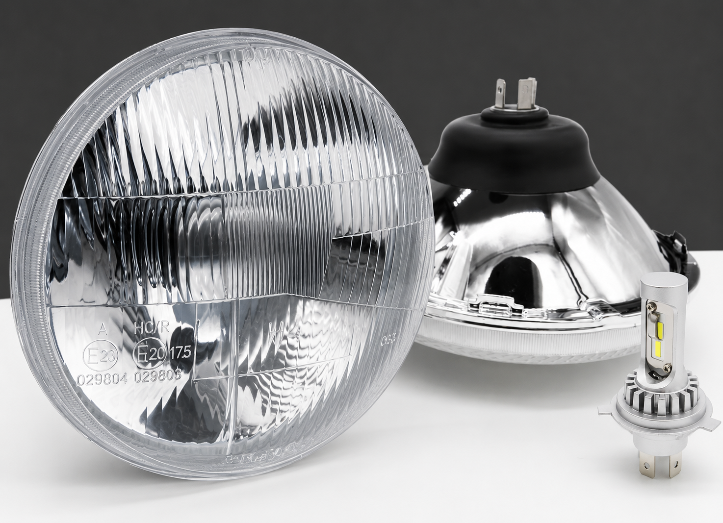 CLASSIC 7" INCH LED HEADLIGHT KIT WITH DRL PART # 01-1189-LEDW
