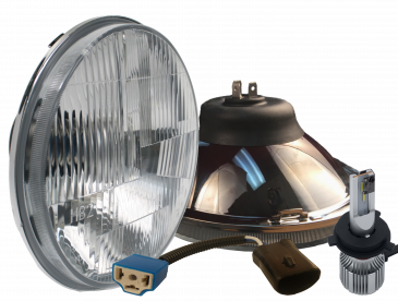 Deltas Classic 7" Universal Hi/Lo LED Headlight Kit 9007 (HUMMER H2)PART#-01-1149-LDM - Image 2
