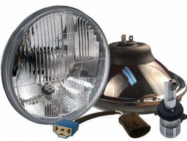 Deltas Classic 7" Universal Hi/Lo LED Headlight Kit 9007 (HUMMER H2)PART#-01-1149-LDM