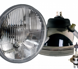 DELTA UNIVERSAL 7-INCH HALOGEN HEADLIGHT KIT WITH CITY LIGHTS PART#01-1159-50