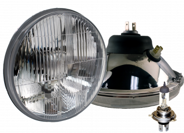 DELTA UNIVERSAL 7-INCH HALOGEN HEADLIGHT KIT WITH CITY LIGHTS PART#01-1159-50