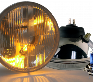 DELTA UNIVERSAL 7-INCH XENON HEADLIGHT KIT WITH AMBER LED BLINKERS PART#01-1159-50XA