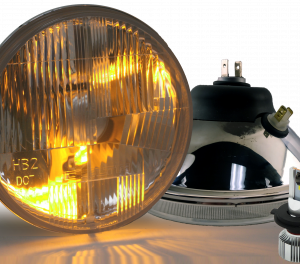 DELTA UNIVERSAL 7-INCH LED HEADLIGHT KIT WITH LED AMBER BLINKERS PART # 01-1159-LEDA