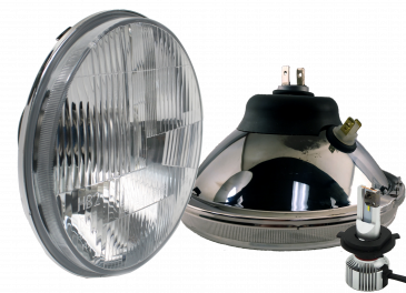 DELTA UNIVERSAL 7-INCH LED HEADLIGHT KIT WITH LED AMBER BLINKERS PART # 01-1159-LEDA - Image 3