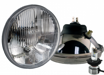 DELTA UNIVERSAL 7-INCH LED HEADLIGHT KIT WITH LED AMBER BLINKERS PART # 01-1159-LEDA - Image 2