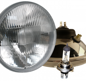DELTA 7" HALOGEN HEADLIGHT KIT WITH CITY LIGHTS (PAIR) 01-1189-50