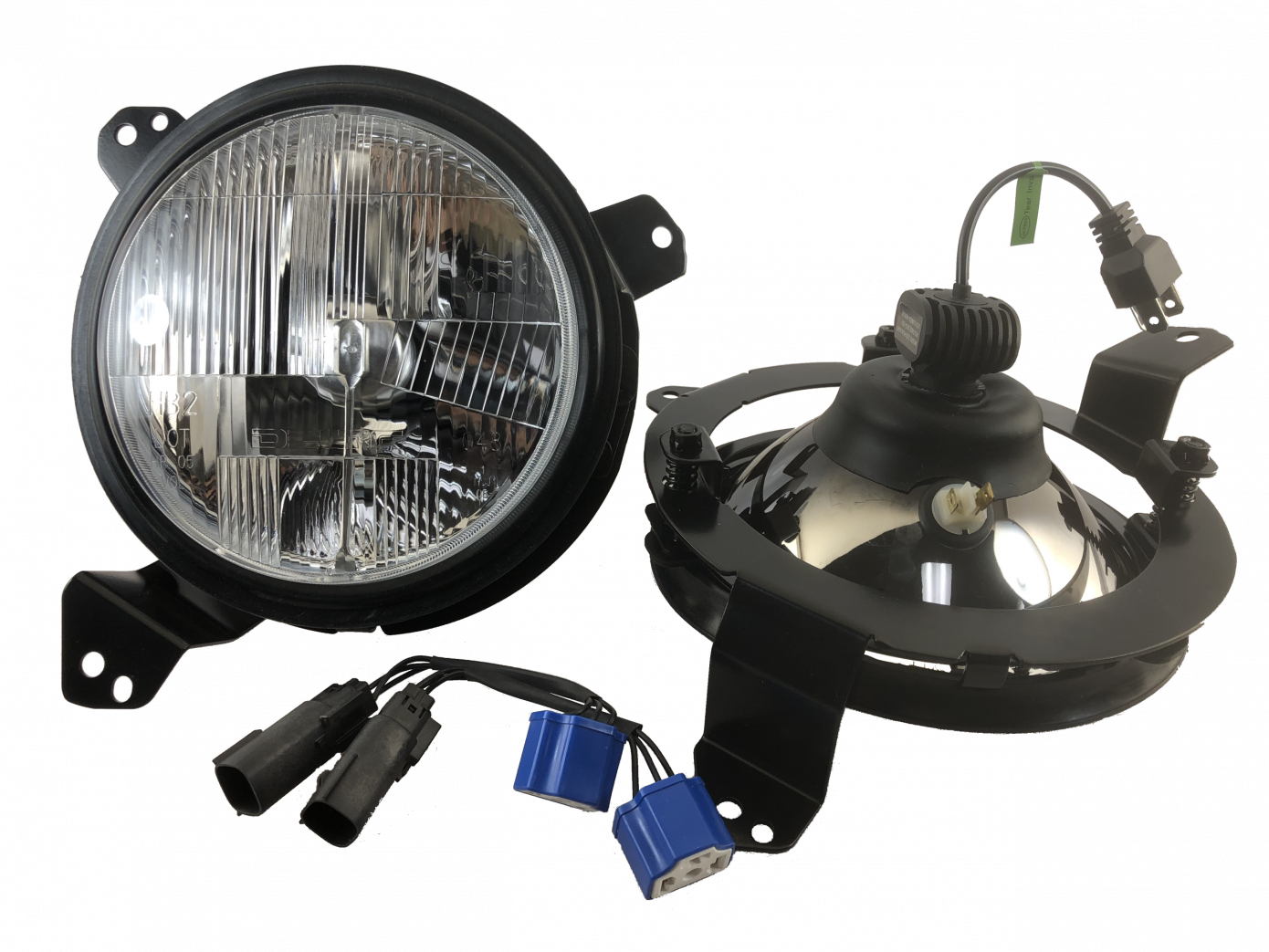 JEEP JL/ JT LED HEADLIGHT KIT, A DIRECT RETROFIT FOR FACTORY HEADLIGHTS. (PAIR) PART # 01-1147-LED2